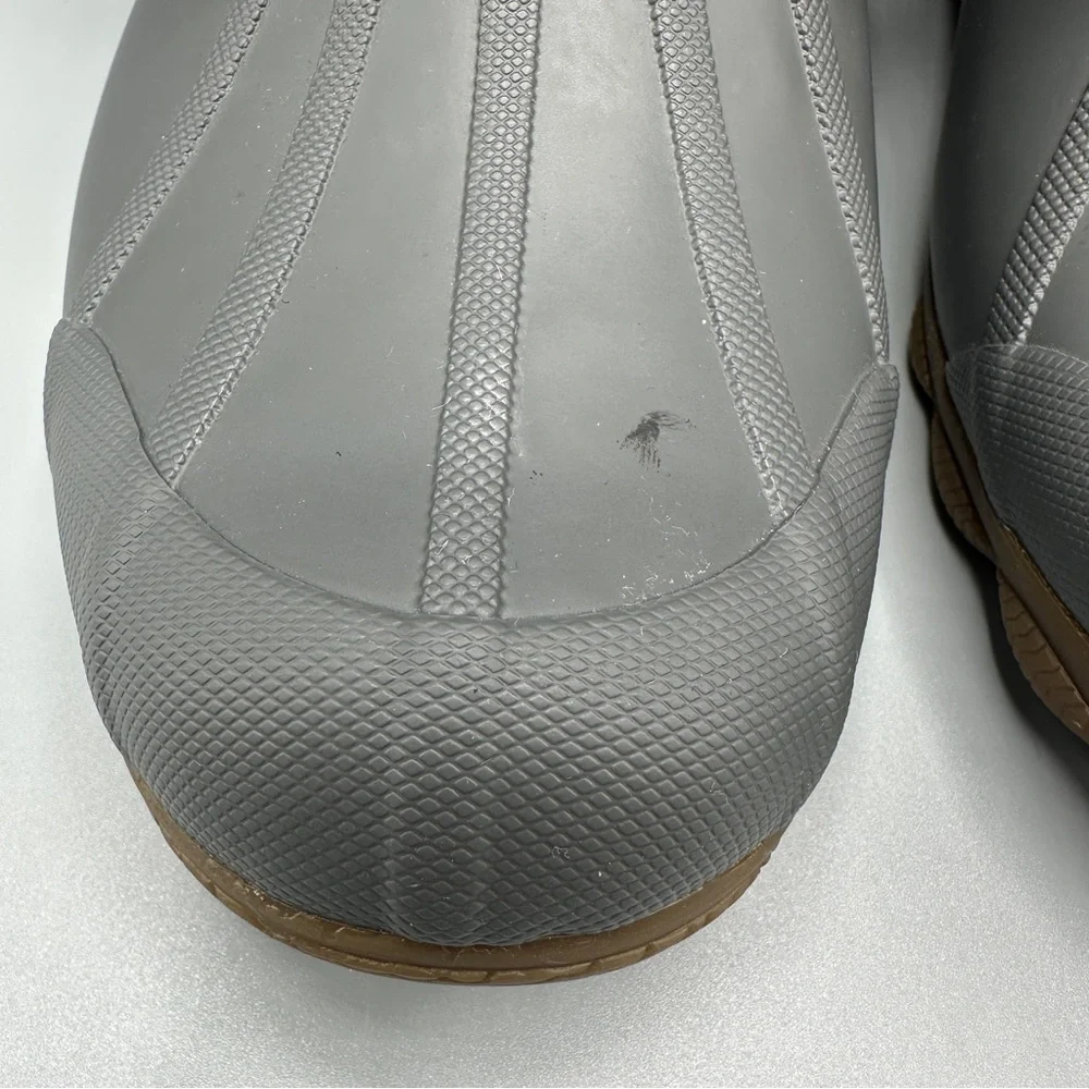 SPERRY Saltwater Rain Snow Boots Quilt Wool Blend Upper Size 8M Gray